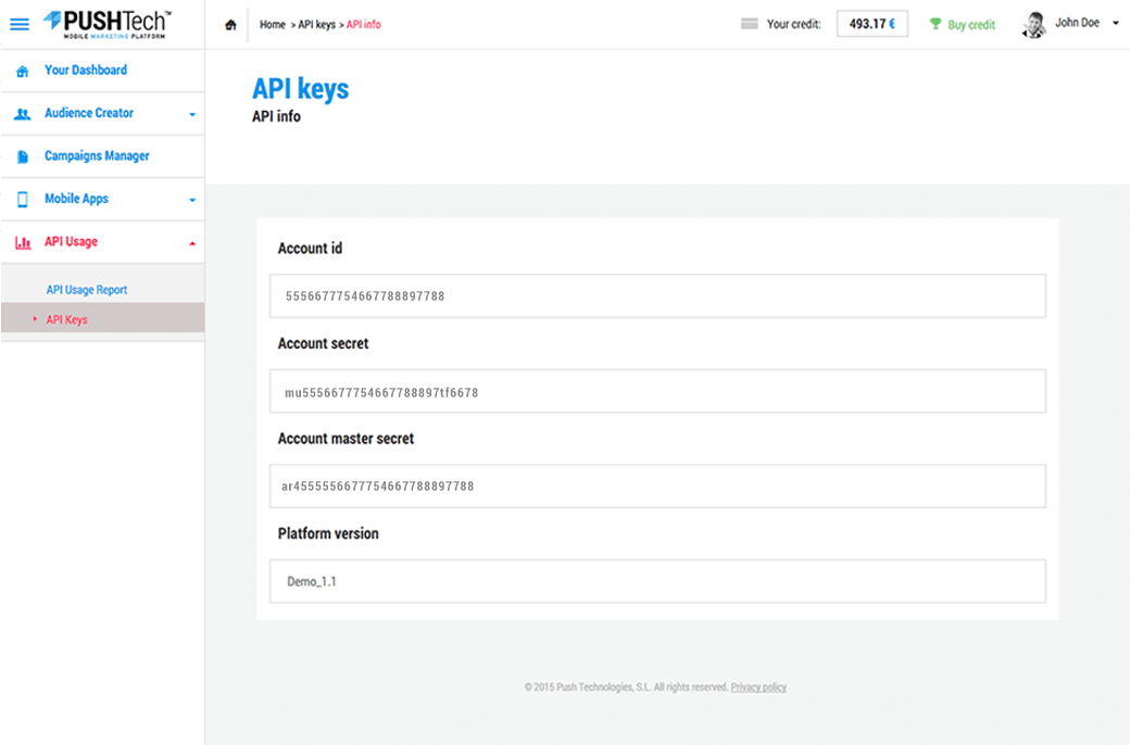 Api key